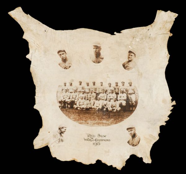 1915 Red Sox Leather Team Photo